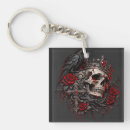 Buscar cuervo gótico llaveros Calavera