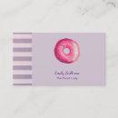 Buscar donut tarjetas de visita Panadero