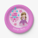 Buscar princesa papel platos Chica