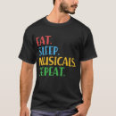 Buscar teatro musical camisetas Musicales