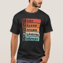 Buscar eat sleep game camisetas Divertido