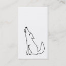 Buscar lobo tarjetas de visita Diversión