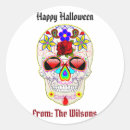 Buscar día de muertos pegatinas Espeluznante