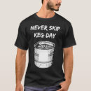 Buscar cerveza de barril camisetas Día
