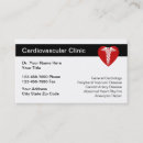 Buscar cardiovascular tarjetas de visita Médico