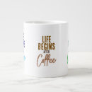 Buscar la vida comienza tazas Comentar