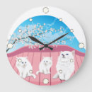 Buscar gatitos relojes de pared Gato