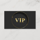 Buscar vip tarjetas de visita Negro