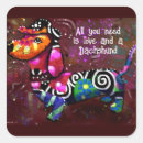 Buscar dachshund pegatinas Caprichoso