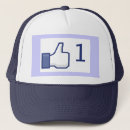 Buscar botón gorras Facebook