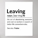 Buscar compañeros de trabajo posters Jubilación