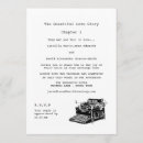 Buscar escritor invitaciones Vintage