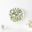 Buscar ecológico relojes de pared Cambio climático