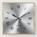Buscar borde relojes de pared Monograma