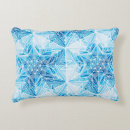 Buscar poligonal cojines Azul