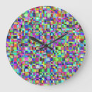 Buscar formas geométricas relojes de pared Multicolor