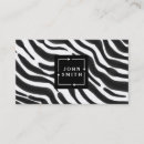 Buscar cebra tarjetas de visita Abstracto