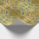 Buscar pájaros salvajes papel de regalo Azul