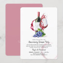 Buscar uvas invitaciones Rojo