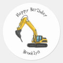 Buscar excavadora pegatinas Vehículo