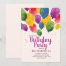 Buscar globos del fiesta invitaciones Invitados
