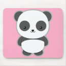 Buscar panda del kawaii alfombrillas de raton Rosa