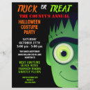 Buscar truco flyers Fiesta de halloween