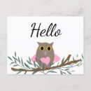 Buscar búho adorable postales General y unisex