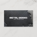 Buscar trabajos del metal tarjetas de visita Hierro