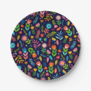 Buscar pintado a mano platos Floral