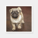 Buscar pug servilletas Adorable
