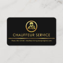 Buscar chófer tarjetas de visita Transporte