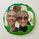 Buscar trébol de 4 hojas cojines Shamrock