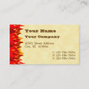 Buscar flame tarjetas de visita Llamas
