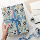 Buscar pájaros papel de regalo Patrón
