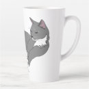 Buscar gato azul ruso tazas Gris