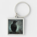 Buscar cuervo gótico llaveros Cuervos