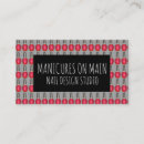 Buscar manicurista tarjetas de visita Artista de maquillaje