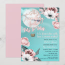 Buscar teal invitaciones Floral