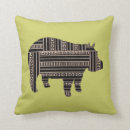 Buscar hipopótamo cojines Vintage