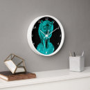 Buscar del lobo relojes de pared Noche