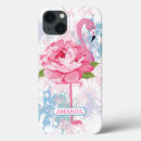 Buscar flamenco rosado iphone fundas Pintado a mano