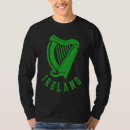 Buscar arpa irlandesa camisetas Emblema