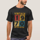 Buscar 1970 nacido camisetas Cumpleaños