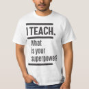 Buscar cuál es su superpoder camisetas Profesores