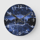 Buscar white marble relojes de pared Glitter