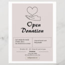 Buscar donación flyers Caridad