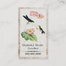 Buscar colibri tarjetas de visita Verde
