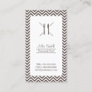 Buscar chevron tarjetas de visita Zigzag