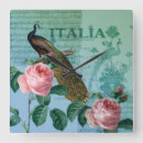 Buscar pink roses relojes de pared Floral